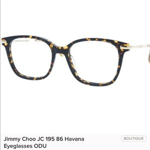 jimmy Choo 195 86 Havana Eyeglasses